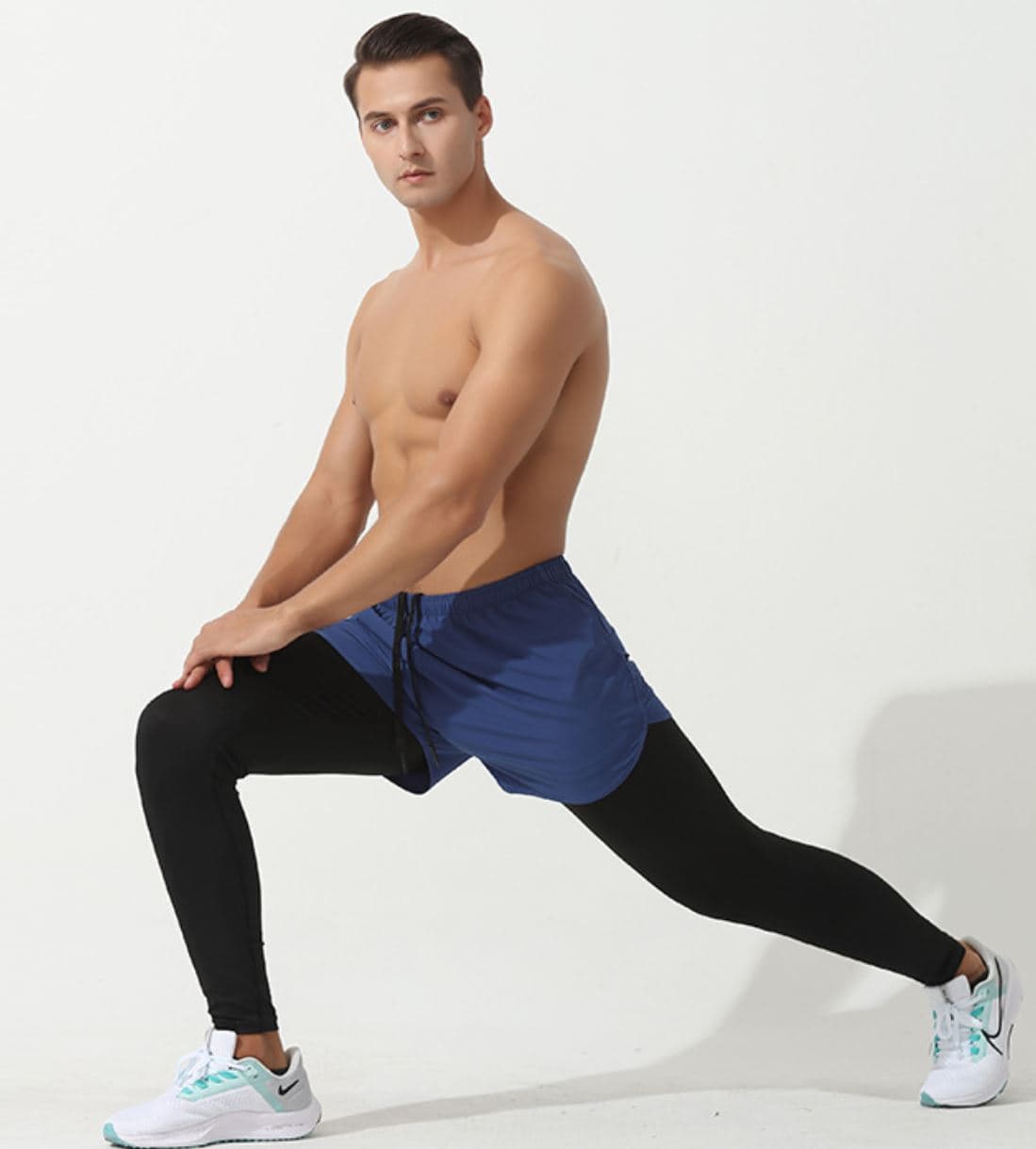 Men's Pro Pickleball Long Compression Pants 2-in-1 (light weight)